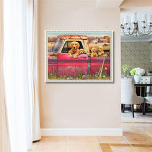 Load image into Gallery viewer, Car Scenery  - Full Drill Round Drill - 40x30cm
