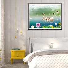 Load image into Gallery viewer, Swan  - Full Drill Round Drill - 30x40cm
