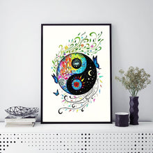 Load image into Gallery viewer, Sun Moon  - Full Drill Round Drill - 30x40cm
