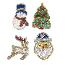 Load image into Gallery viewer, 4pcs Christmas DIY Keychain
