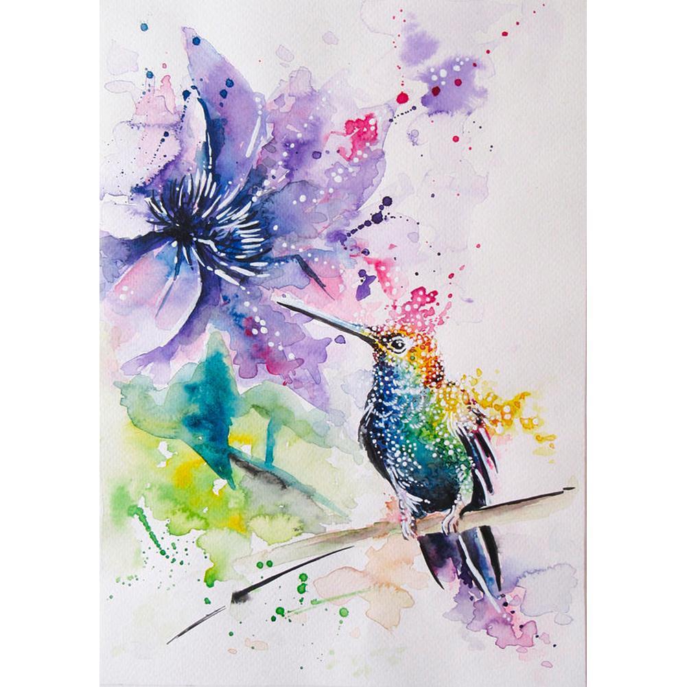 Flowers  - Full Drill Round Drill - 30x40cm