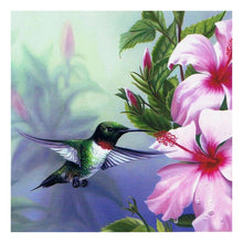 Load image into Gallery viewer, Flowers Bird  - Full Drill Round Drill - 30x30cm
