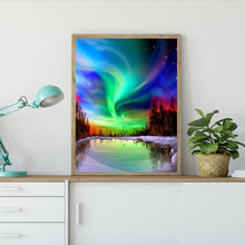 Load image into Gallery viewer, Aurora Scenery - Full Drill Round Drill - 40x30cm
