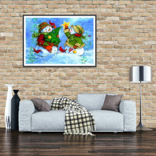 Load image into Gallery viewer, Snowman  - Full Drill Round Drill - 40x30cm
