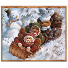 Load image into Gallery viewer, Bear  - Full Drill Round Drill - 35x30cm
