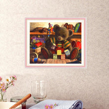 Load image into Gallery viewer, Bear  - Full Drill Round Drill - 35x30cm
