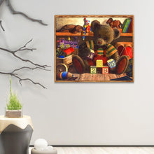 Load image into Gallery viewer, Bear  - Full Drill Round Drill - 35x30cm
