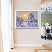 Load image into Gallery viewer, Snow Scenery  - Full Drill Round Drill - 40x30cm
