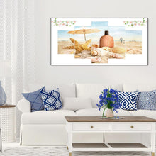 Load image into Gallery viewer, 5pcs/set Beach - Full Drill Round Drill Painting - 95x45cm
