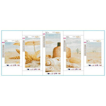 Load image into Gallery viewer, 5pcs/set Beach - Full Drill Round Drill Painting - 95x45cm
