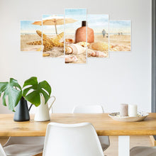 Load image into Gallery viewer, 5pcs/set Beach - Full Drill Round Drill Painting - 95x45cm
