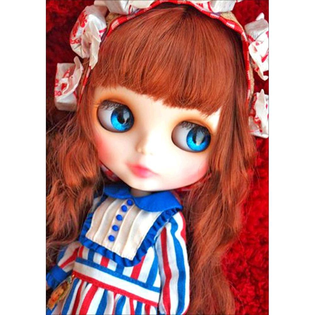 Doll  - Full Drill Round Drill - 30x40cm