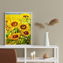 Load image into Gallery viewer, Sunflower  - Full Drill Round Drill - 30x40cm
