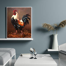 Load image into Gallery viewer, Rooster  - Full Drill Round Drill - 30x40cm
