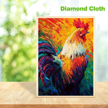 Load image into Gallery viewer, Rooster  - Full Drill Round Drill - 30x40cm
