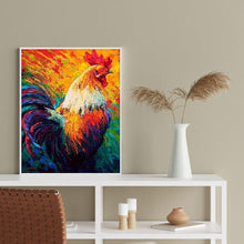 Load image into Gallery viewer, Rooster  - Full Drill Round Drill - 30x40cm
