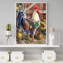 Load image into Gallery viewer, Rooster  - Full Drill Round Drill - 30x40cm
