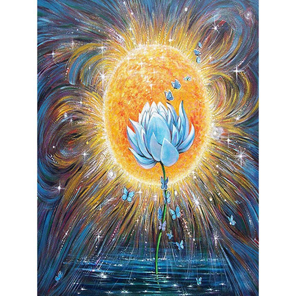 Flower  - Full Drill Round Drill - 30x40cm