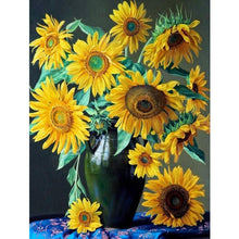 Load image into Gallery viewer, Flowers  - Full Drill Round Drill - 30x40cm
