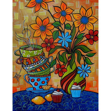 Load image into Gallery viewer, Flowers  - Full Drill Round Drill - 30x40cm
