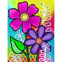 Load image into Gallery viewer, Flowers  - Full Drill Round Drill - 30x40cm
