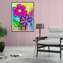 Load image into Gallery viewer, Flowers  - Full Drill Round Drill - 30x40cm
