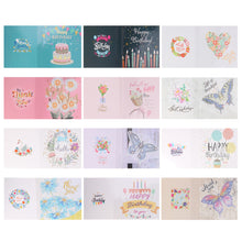 Load image into Gallery viewer, 12pcs/Set-Birthday-Diamond Greeting Cards
