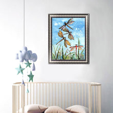 Load image into Gallery viewer, Dragonfly  - Full Drill Round Drill - 30x40cm
