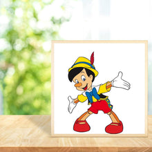 Load image into Gallery viewer, Pinocchio - Full Drill Round Drill - 30x30cm
