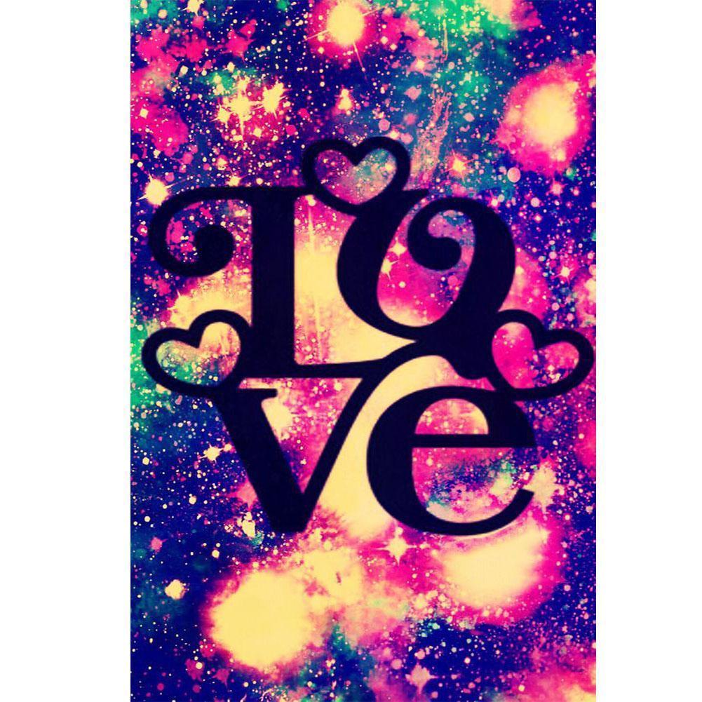 Starry Sky Words  - Full Drill Round Drill - 30x40cm