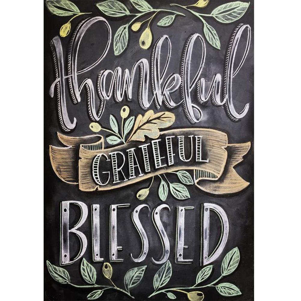 Starry Sky Words  - Full Drill Round Drill - 30x40cm