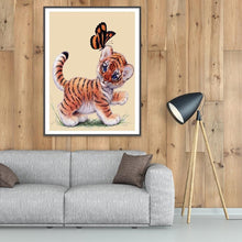 Load image into Gallery viewer, Tiger  - Full Drill Round Drill - 30x40cm
