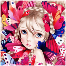 Load image into Gallery viewer, Girl  - Full Drill Round Drill - 30x40cm
