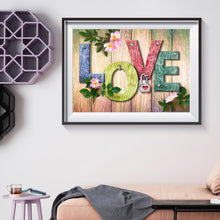 Load image into Gallery viewer, LOVE - Full Drill Round Drill - 40x30cm
