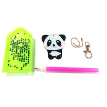 Load image into Gallery viewer, 5pcs Panda DIY Keychain
