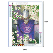 Load image into Gallery viewer, Cross  - Full Drill Round Drill - 30x40cm
