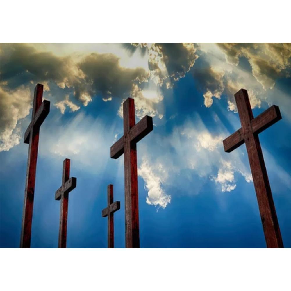 Cross  - Full Drill Round Drill - 30x40cm