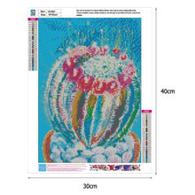 Load image into Gallery viewer, Cactus  - Full Drill Round Drill - 30x40cm
