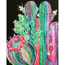 Load image into Gallery viewer, Cactus  - Full Drill Round Drill - 30x40cm
