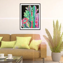 Load image into Gallery viewer, Cactus  - Full Drill Round Drill - 30x40cm
