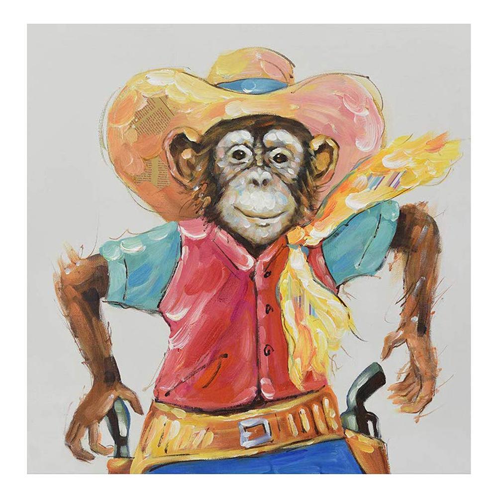 Monkey - Full Drill Round Drill - 30x30cm