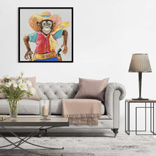 Load image into Gallery viewer, Monkey - Full Drill Round Drill - 30x30cm
