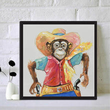 Load image into Gallery viewer, Monkey - Full Drill Round Drill - 30x30cm
