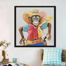 Load image into Gallery viewer, Monkey - Full Drill Round Drill - 30x30cm
