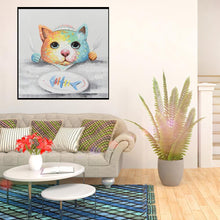 Load image into Gallery viewer, Cat Fishbone - Full Drill Round Drill - 30x30cm
