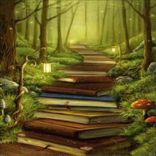 Load image into Gallery viewer, Book Ladder - Full Diamond Painting - 30x30cm
