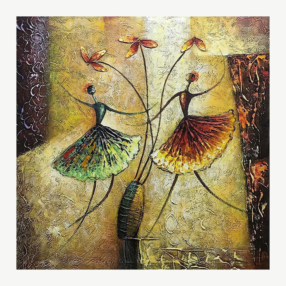 Double Dance - Full Diamond Painting - 30x30cm