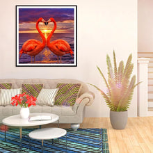 Load image into Gallery viewer, Pink Bird - Full Diamond Painting - 30x30cm
