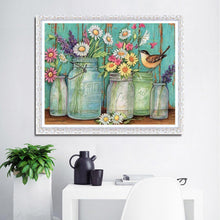 Load image into Gallery viewer, Flower  - Full Diamond Painting - 40x30cm
