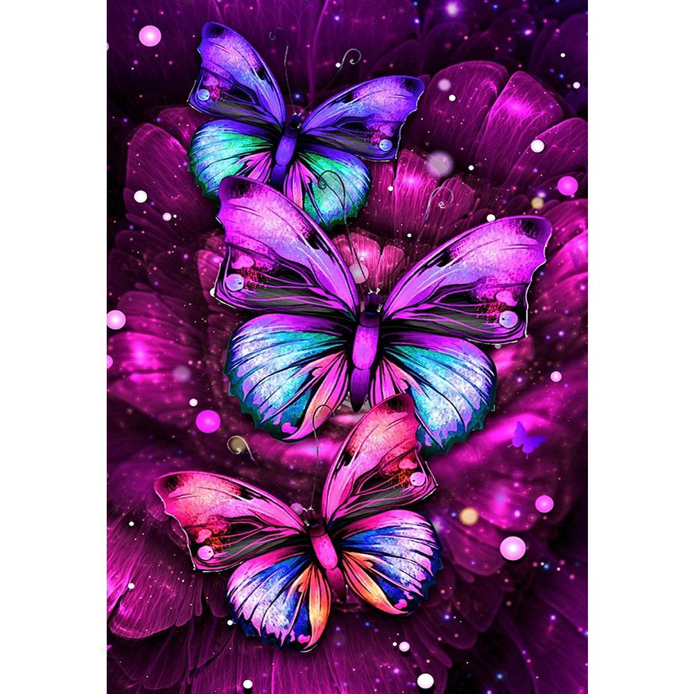 Butterfly  - Full Diamond Painting - 40x30cm
